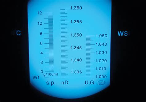 refractometer sp nd ug|urine refractometer chart.